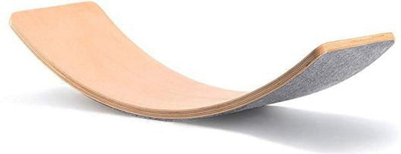 Wooden Balance Rocking Board, Grey Base Learning SPACE