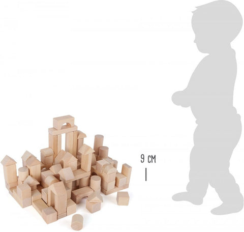 Wooden Building Blocks in A Bag-Baby & Toddler Gifts,Baby Wooden Toys,Building Blocks,Engineering & Construction,Farms & Construction,Games & Toys,Gifts For 1 Year Olds,Imaginative Play,S.T.E.M,Small Foot Wooden Toys,Stacking Toys & Sorting Toys,Stock,Tactile Toys & Books,Wooden Toys-Learning SPACE