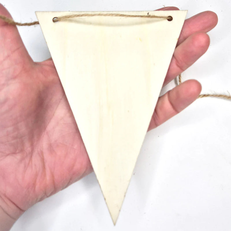 Wooden Bunting Pack of 15, Learning SPACE