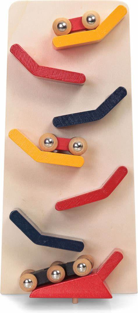 Wooden Cars Click Clack Track, Learning SPACE