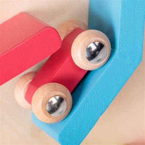 Wooden Cars Click Clack Track, Learning SPACE