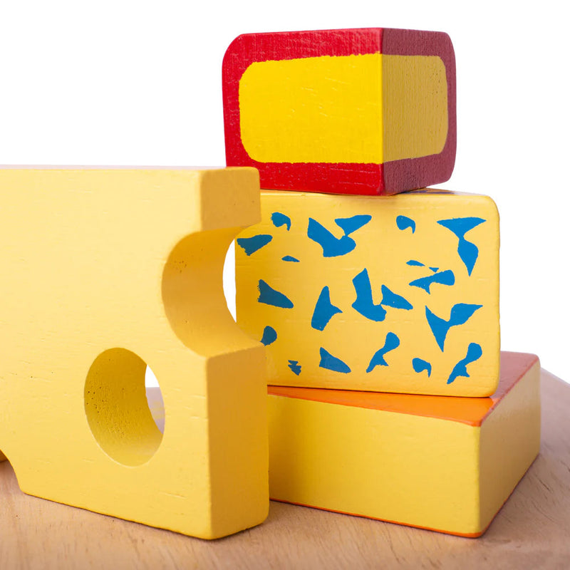 Wooden Cheese Board Set - Play Food, Learning SPACE