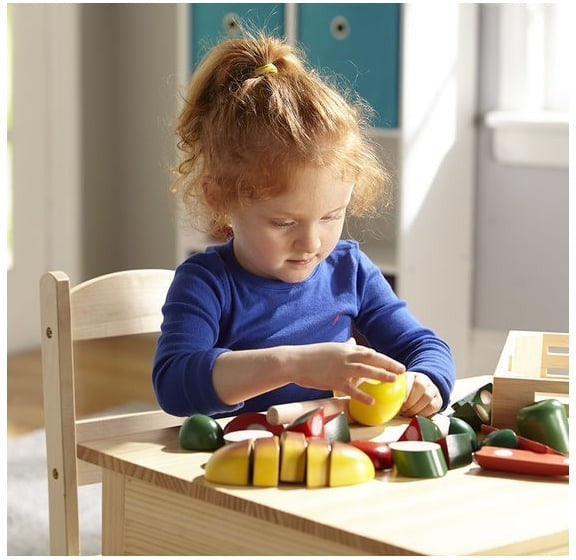 Wooden Cutting Food - Play Food, Learning SPACE