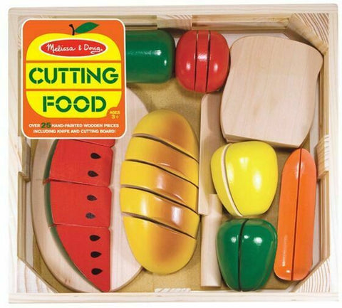 Wooden Cutting Food - Play Food-Fractions Decimals & Percentages, Imaginative Play, Kitchens & Shops & School, Maths, Maths Toys, Play Food, Primary Maths, Stock, Wooden Toys-Learning SPACE