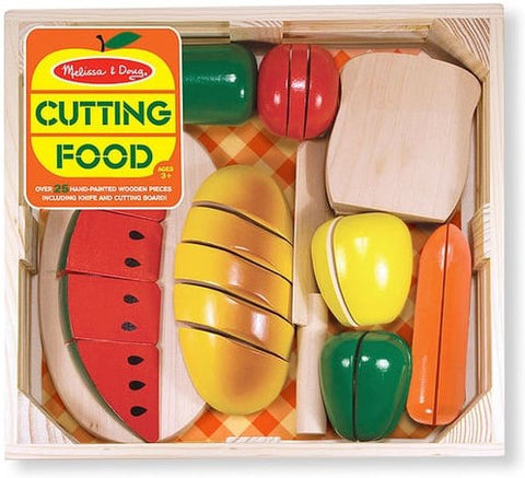 Wooden Cutting Food - Play Food-Fractions Decimals & Percentages, Imaginative Play, Kitchens & Shops & School, Maths, Maths Toys, Play Food, Primary Maths, Stock, Wooden Toys-Learning SPACE