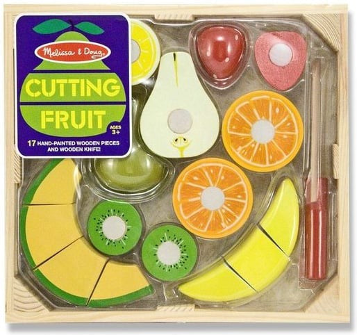 Wooden Cutting Fruit - Play Food, Learning SPACE