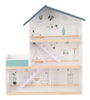 Wooden Doll House – Fully Furnished with Family of 6, Learning SPACE