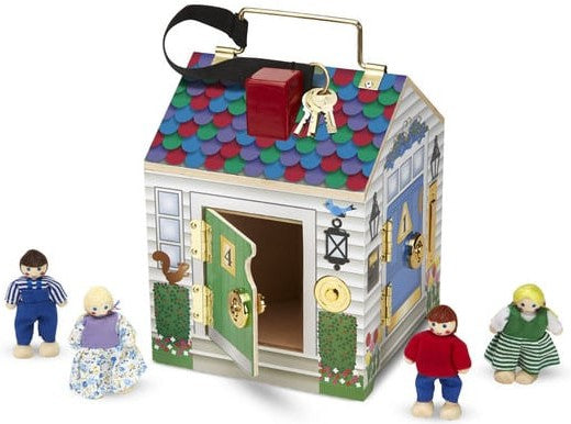 Wooden Doorbell House - Locks, Latches and Bells, Learning SPACE