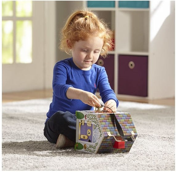 Wooden Doorbell House - Locks, Latches and Bells, Learning SPACE
