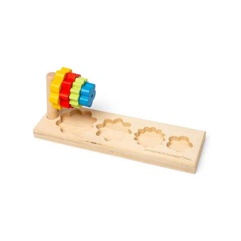 Wooden Flower Sorter-Baby Wooden Toys,Bigjigs Toys,Stacking Toys & Sorting Toys,Wooden Toys-Learning SPACE