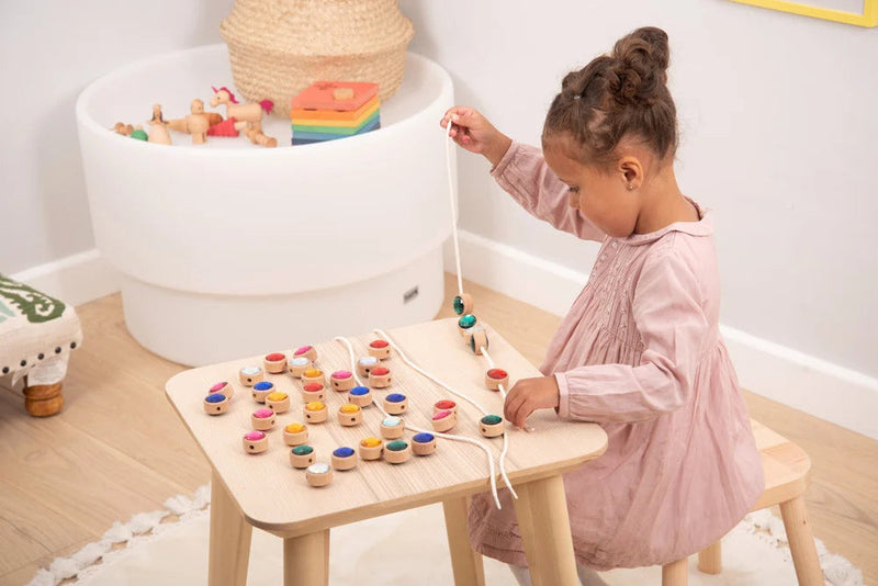 Wooden Lacing Jewels, Learning SPACE