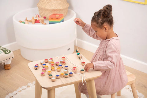 Wooden Lacing Jewels, Learning SPACE