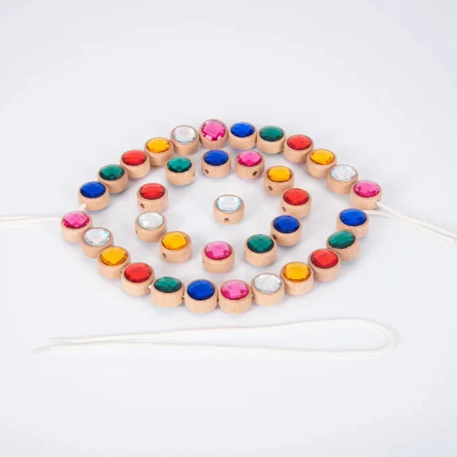 Wooden Lacing Jewels, Learning SPACE