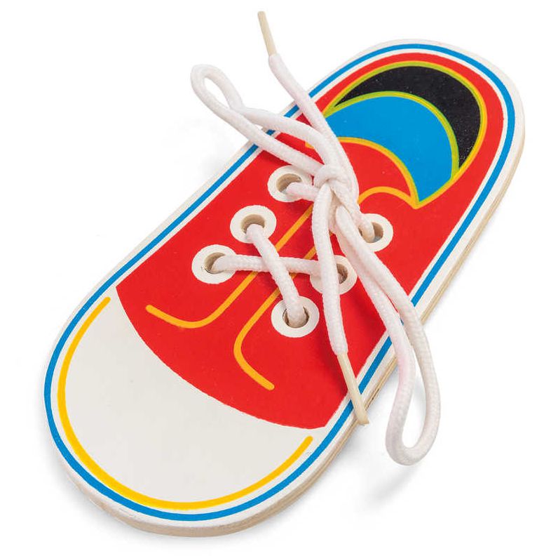 Wooden Lacing Shoe, Learning SPACE