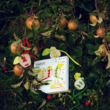 Wooden Lacing Toy - Fruits, Learning SPACE