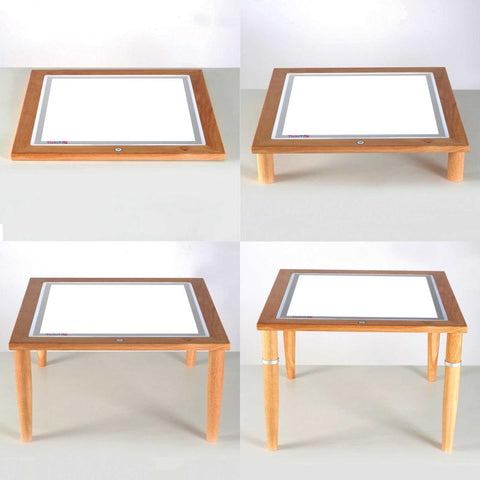 Wooden Light Table-Calming & Anxiety,Dropship,Light Box Accessories,Light Boxes,sensory activity,Sensory Light Up Toys,Sensory Processing Disorder,Sensory Seeking,TickiT,Visual Sensory Toys-Learning SPACE