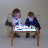 Wooden Light Table-Calming & Anxiety,Dropship,Light Box Accessories,Light Boxes,sensory activity,Sensory Light Up Toys,Sensory Processing Disorder,Sensory Seeking,TickiT,Visual Sensory Toys-Learning SPACE
