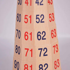 Wooden Number Stackable Tower, Learning SPACE