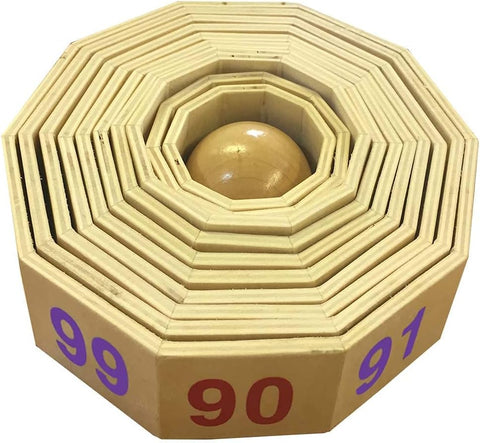 Wooden Number Stackable Tower-Early Years Maths,EDUK8,Maths,Maths Toys,Primary Maths,Stacking Toys & Sorting Toys,Wooden Toys-Learning SPACE