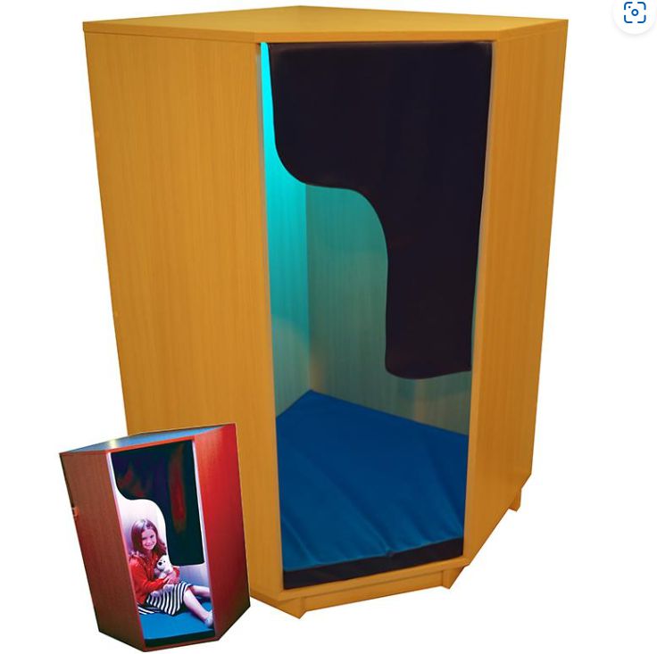 Wooden Padded Den With Sensory Lighting, Learning SPACE