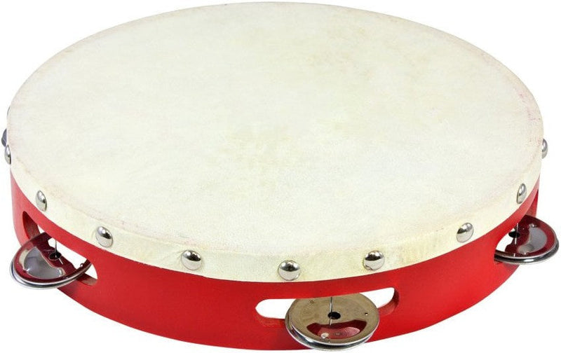 Wooden Shell Tambourine 6inch, Learning SPACE