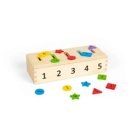 Wooden Sorter Box-Baby Wooden Toys,Bigjigs Toys,Stacking Toys & Sorting Toys,Wooden Toys-Learning SPACE