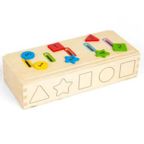 Wooden Sorter Box-Baby Wooden Toys,Bigjigs Toys,Stacking Toys & Sorting Toys,Wooden Toys-Learning SPACE