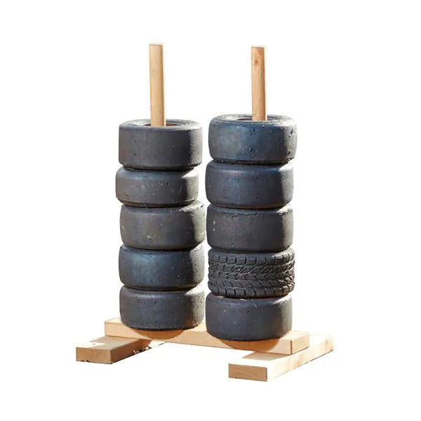 Wooden Stand For Tiny Tyres - Small-Cosy Direct, Forest School & Outdoor Garden Equipment, Playground, Playground Equipment-Learning SPACE