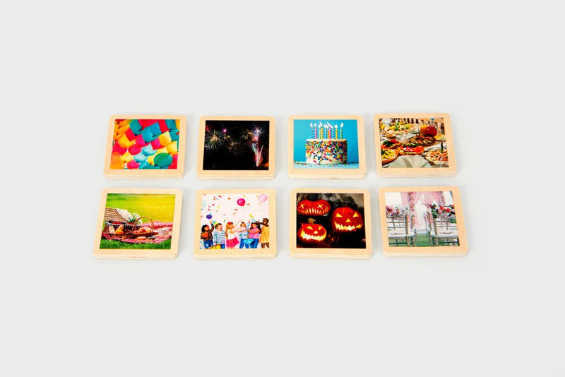Wooden Story Tiles - Pack Of 90, Learning SPACE