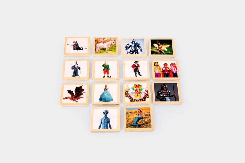 Wooden Story Tiles - Pack Of 90, Learning SPACE