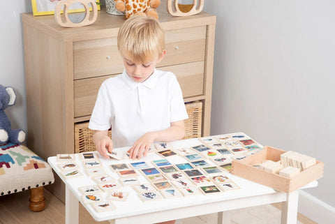 Wooden Story Tiles - Pack Of 90, Learning SPACE