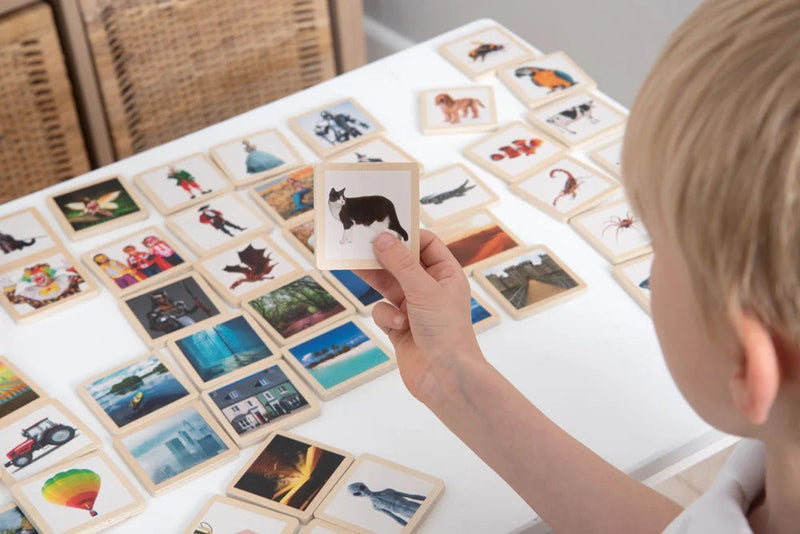 Wooden Story Tiles - Pack Of 90, Learning SPACE
