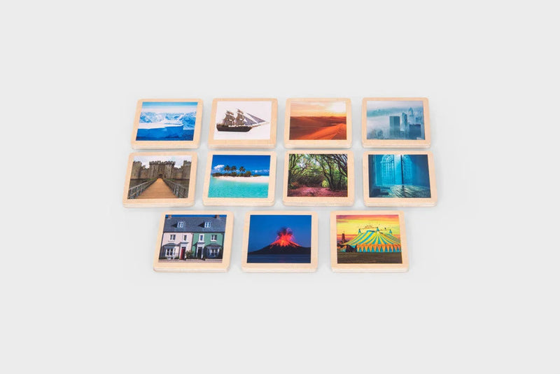 Wooden Story Tiles - Pack Of 90, Learning SPACE