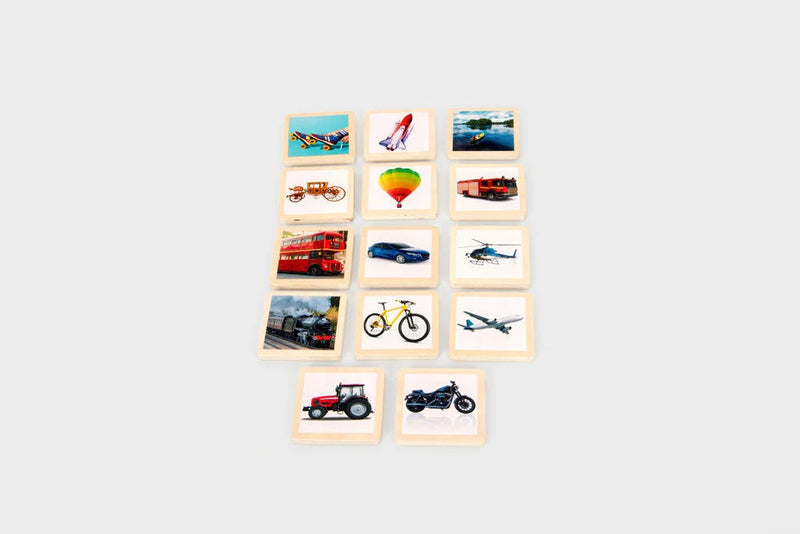 Wooden Story Tiles - Pack Of 90, Learning SPACE