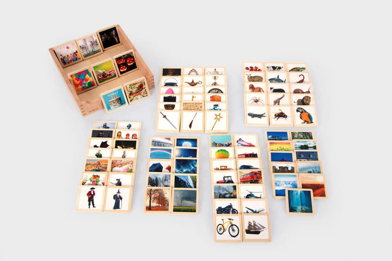 Wooden Story Tiles - Pack Of 90, Learning SPACE