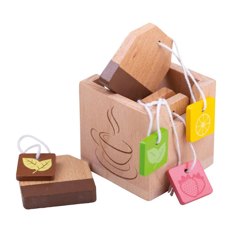 Wooden Tea Bags - Play Kitchen, Learning SPACE