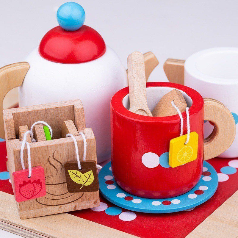 Wooden Tea Bags - Play Kitchen, Learning SPACE