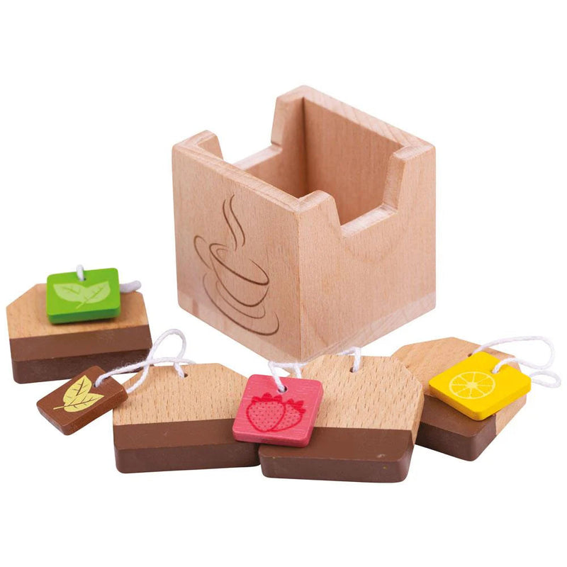 Wooden Tea Bags - Play Kitchen, Learning SPACE