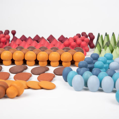 Wooden Treasures Super Set-Counting Numbers & Colour,Dropship,Stacking Toys & Sorting Toys,TickiT-Learning SPACE