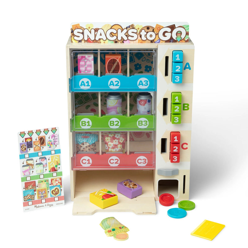 Wooden Vending Machine Play Set, Learning SPACE