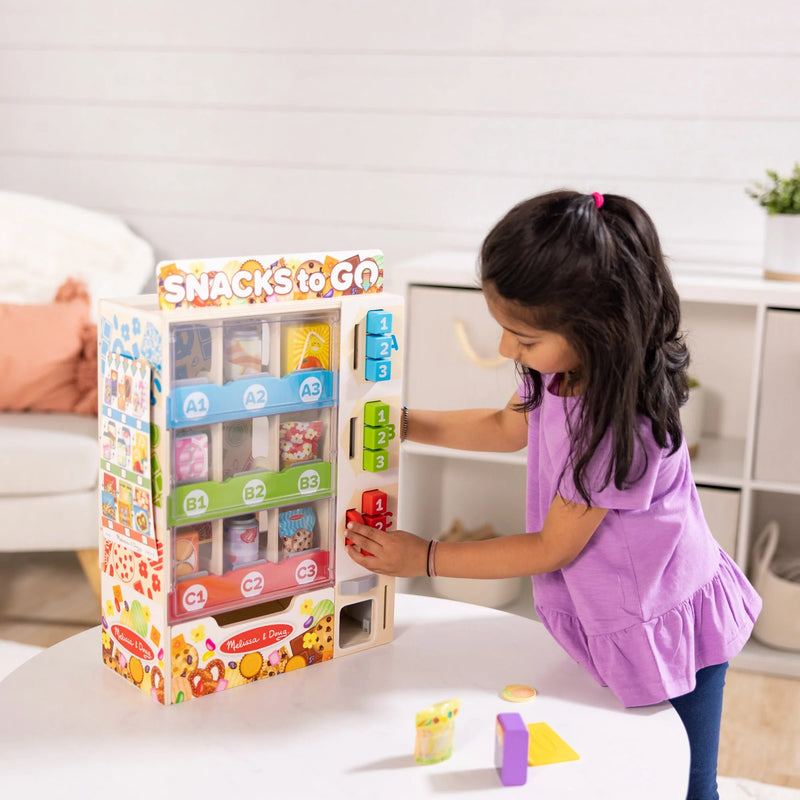 Wooden Vending Machine Play Set, Learning SPACE