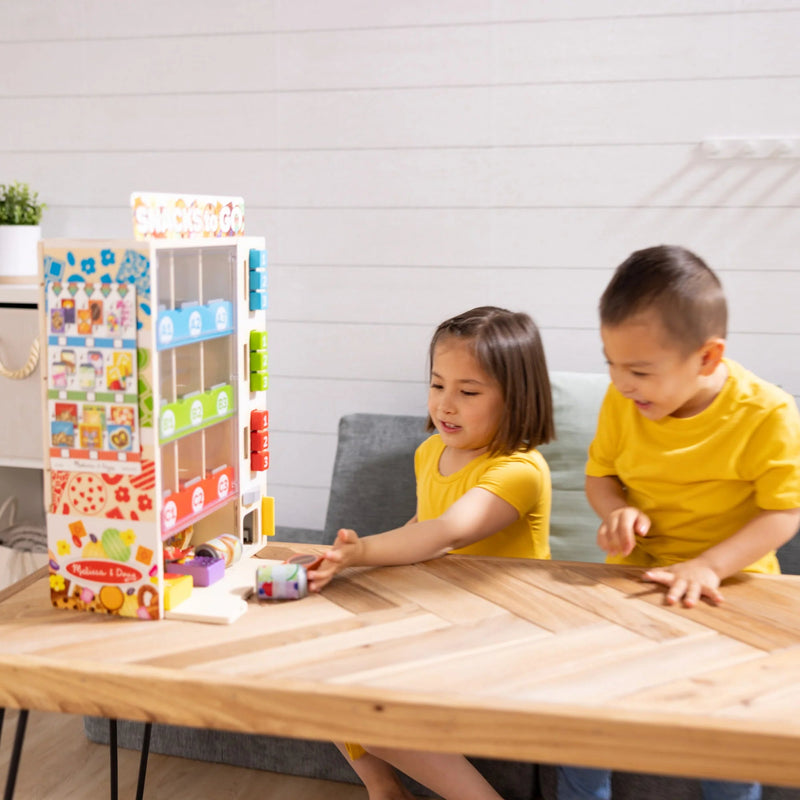Wooden Vending Machine Play Set, Learning SPACE