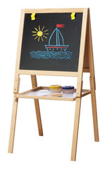 Wooden easel with a blackboard and whiteboard-Art Materials, Arts & Crafts, Blackboards, Classroom Resources, Early Arts & Crafts, Educational Classroom Materials, Educational Play, Primary Arts & Crafts-Learning SPACE