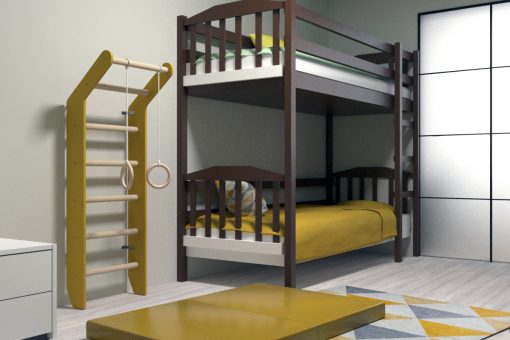Wooden wall bars for Toddler, Learning SPACE