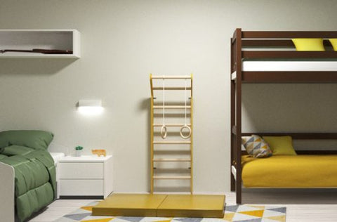 Wooden wall bars for Toddler, Learning SPACE