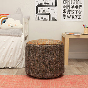 Woodland Tree Stump Stool Bean Bag Set (3 Pack), Learning SPACE