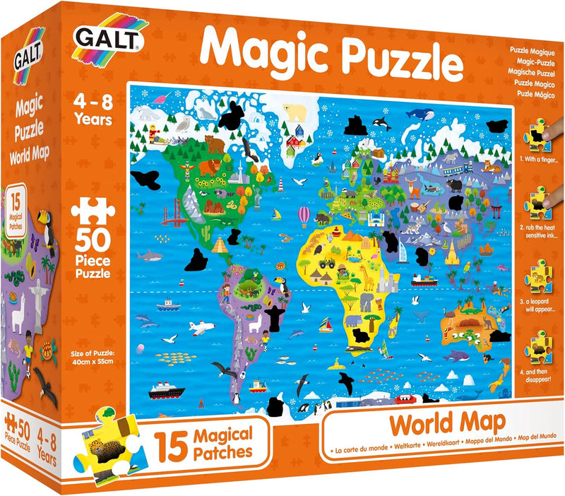 World Map Magic Puzzle, Learning SPACE