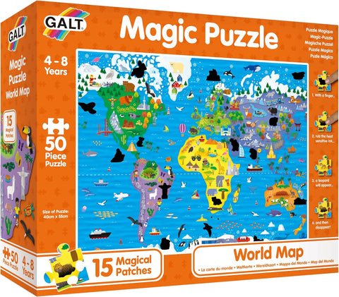 World Map Magic Puzzle, Learning SPACE