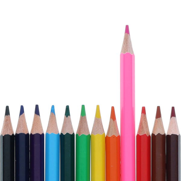 World of Colour Pkt.12 Full Size Colouring Pencils, Learning SPACE