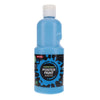 World of Colour Poster Paint 500ml, Cyan Art Supplies Learning SPACE